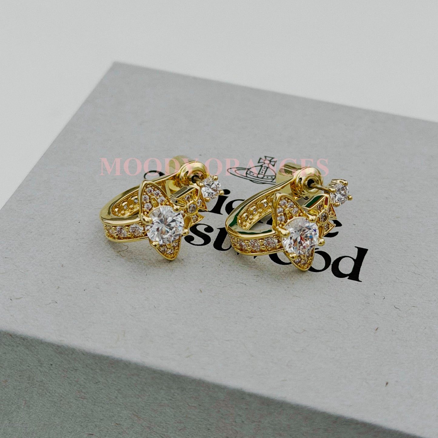 Vivienne Westwood Gold Maitena Earrings - MOODY ORANGES
