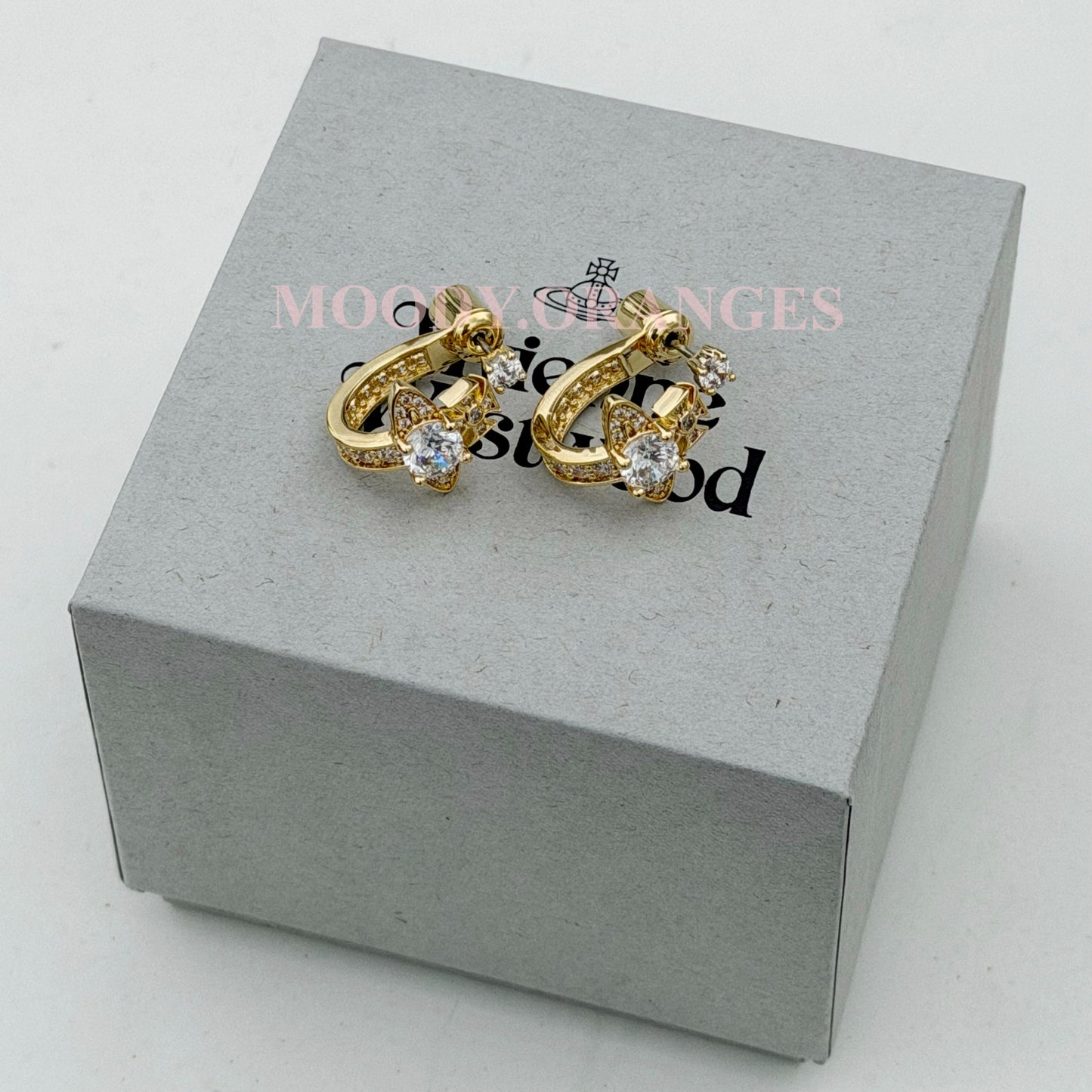 Vivienne Westwood Gold Maitena Earrings - MOODY ORANGES
