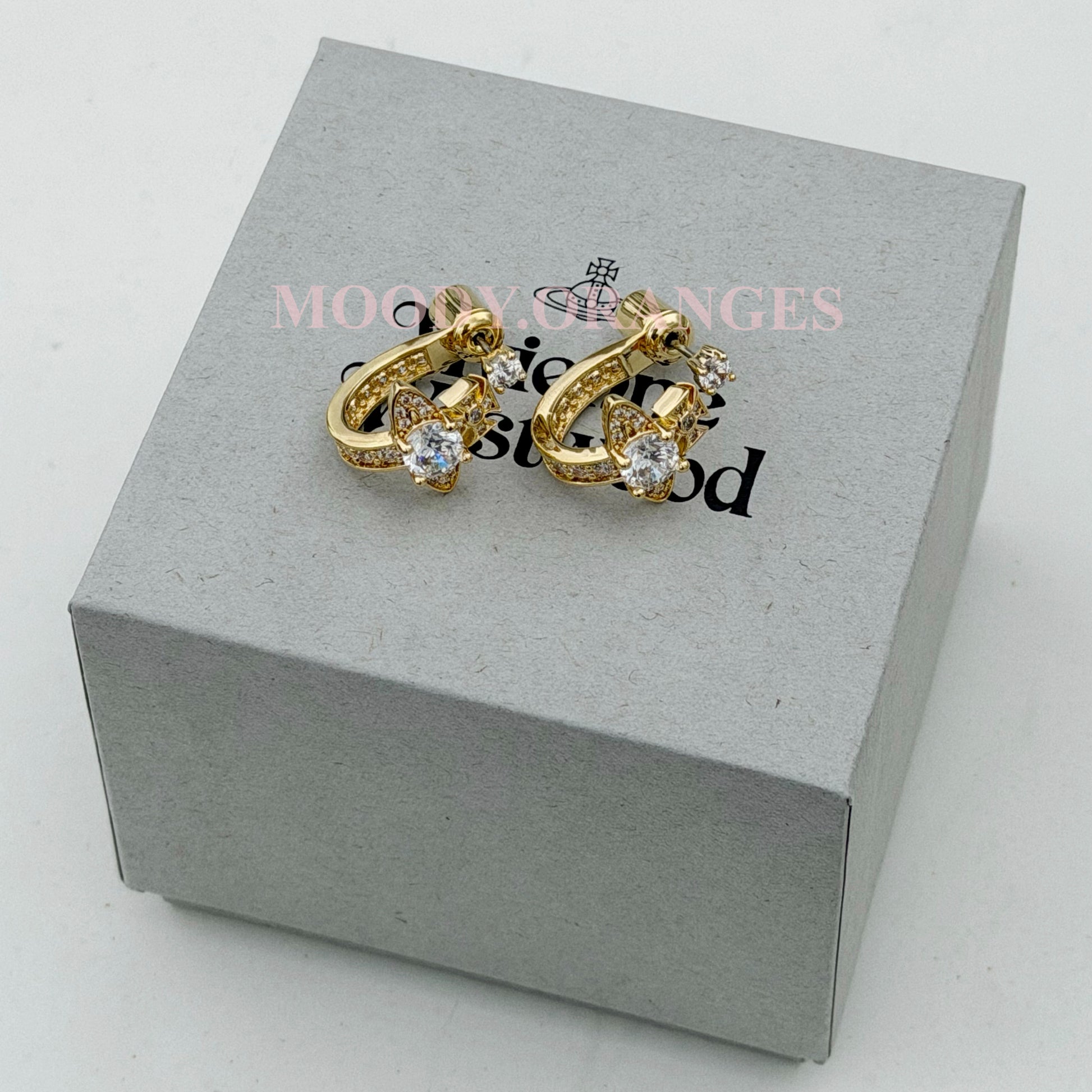 Vivienne Westwood Gold Maitena Earrings - MOODY ORANGES