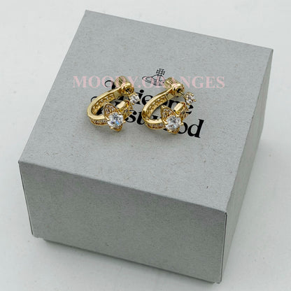 Vivienne Westwood Gold Maitena Earrings - MOODY ORANGES