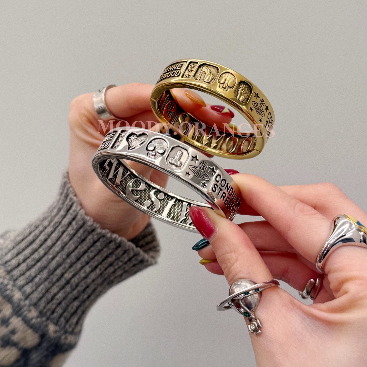 Vivienne Westwood Lancelot Choker & Bangle - MOODY ORANGES