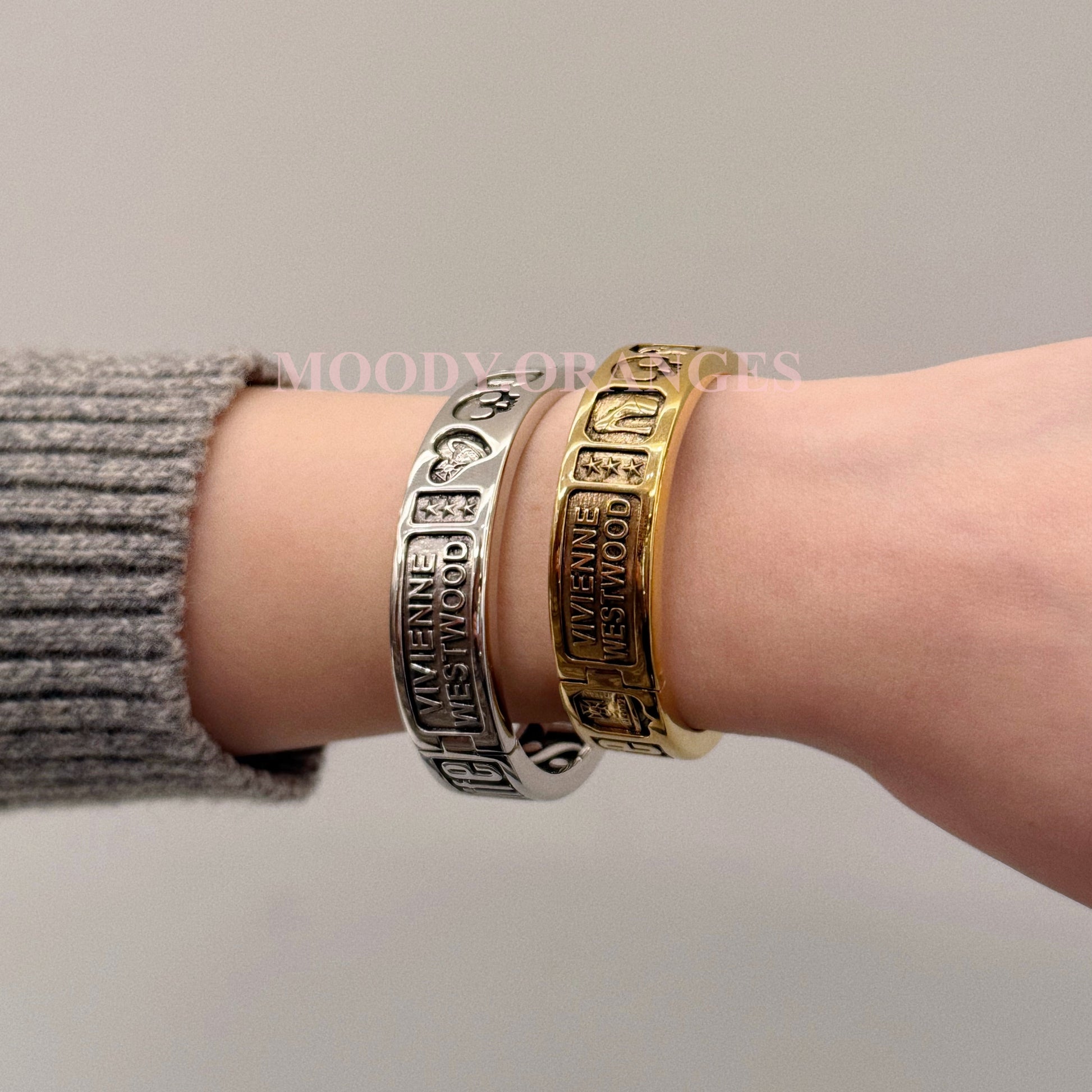 Vivienne Westwood Lancelot Choker & Bangle - MOODY ORANGES