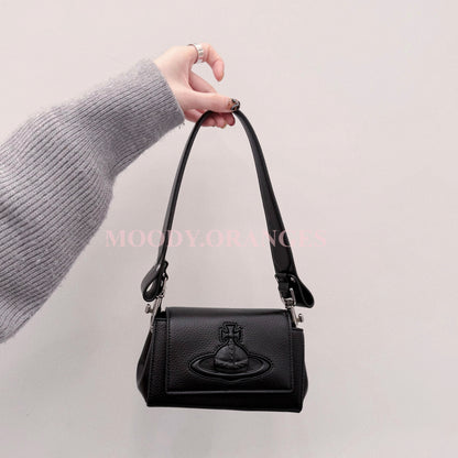 Vivienne Westwood Grained Hazel Handbag - MOODY ORANGES