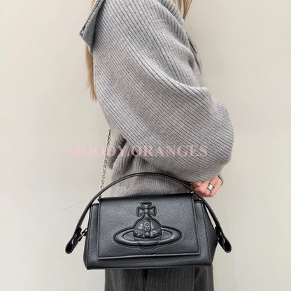 Vivienne Westwood Grained Hazel Handbag - MOODY ORANGES