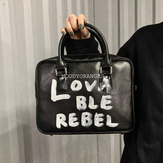 COMME des GARÇONS Lovable Rebel Girl Bag - MOODY ORANGES