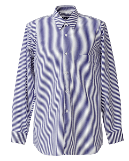 CDG CLASSIC SHIRT / BLUE STRIPE - Navy