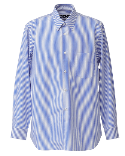 CDG CLASSIC SHIRT / BLUE STRIPE - Blue
