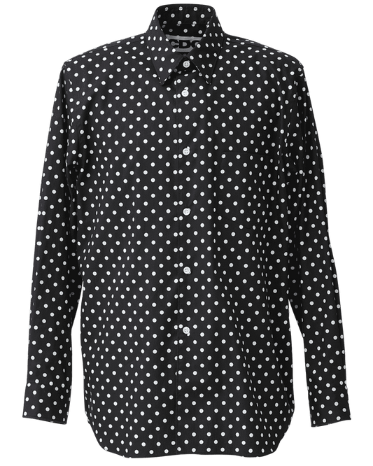 CDG CLASSIC SHIRT / POLKA DOT - Black