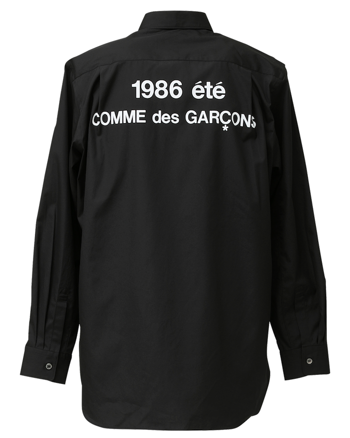 COMME des GARÇONS 1986 été CLASSIC SHIRT