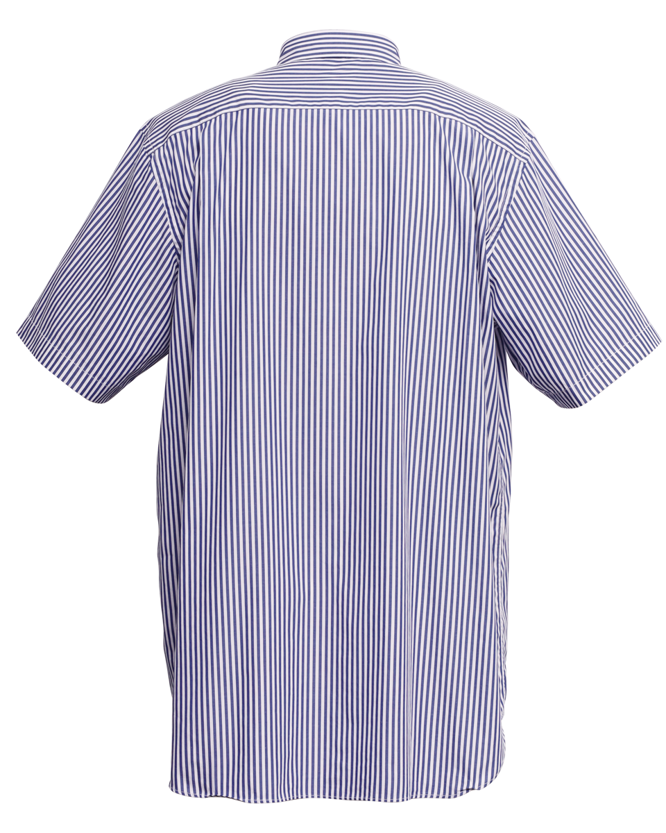CDG CLASSIC SHIRT WITH SHORT SLEEVE / BLUE STRIPE