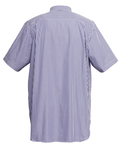 CDG CLASSIC SHIRT WITH SHORT SLEEVE / BLUE STRIPE