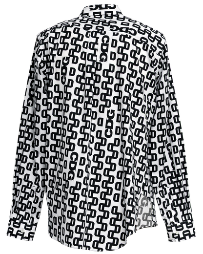 CDG GRAPHIC PATTERNED SHIRT