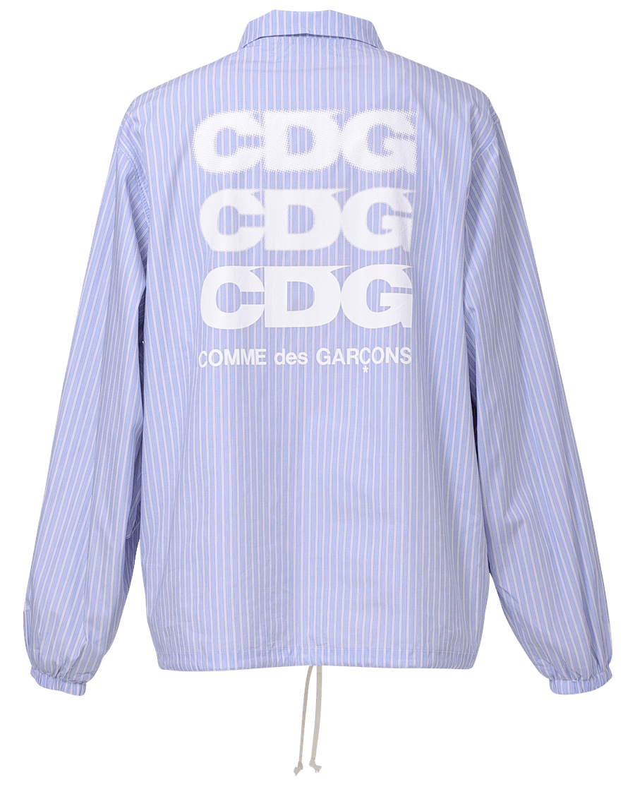 CDG CLASSIC COACH JACKET / BLUE STRIPE