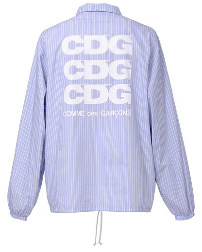 CDG CLASSIC COACH JACKET / BLUE STRIPE