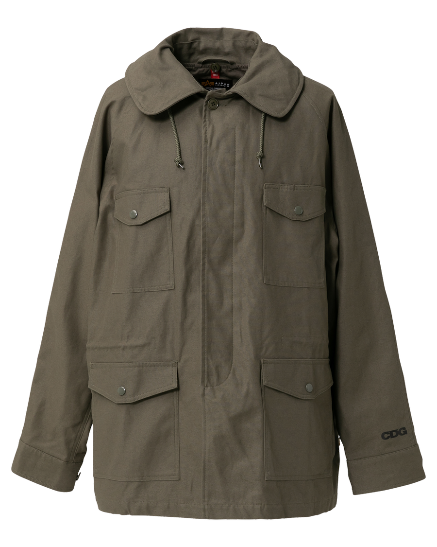 CDG x ALPHA INDUSTRIES AIR FORCE FIELD JACKET - Khaki