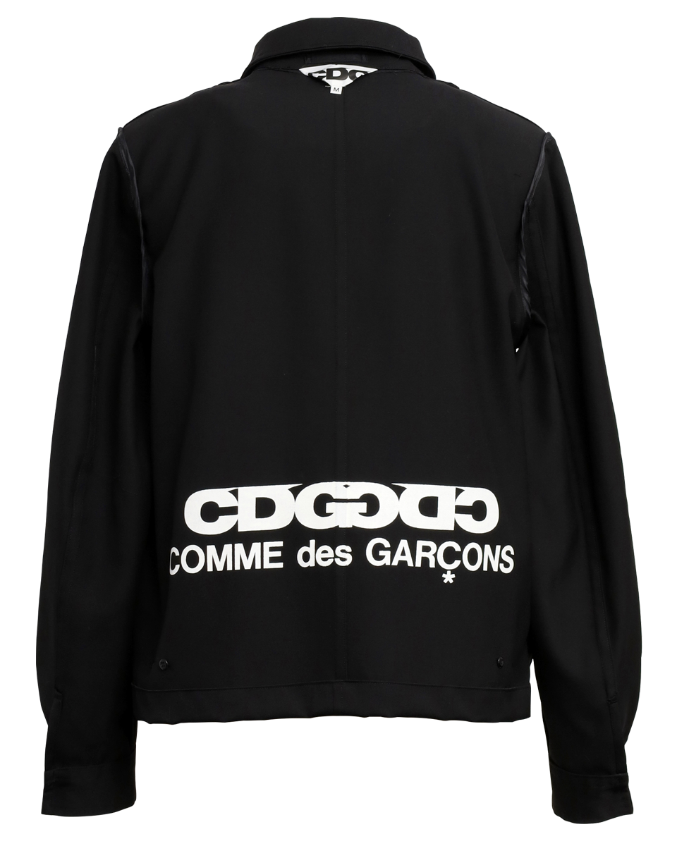 CDG WOOL GABARDINE CLASSIC BLOUSON