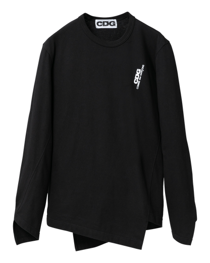 CDG BIAS DESIGNED LONG SLEEVED T-SHIRT / CDG COMME des GARÇONS - Black
