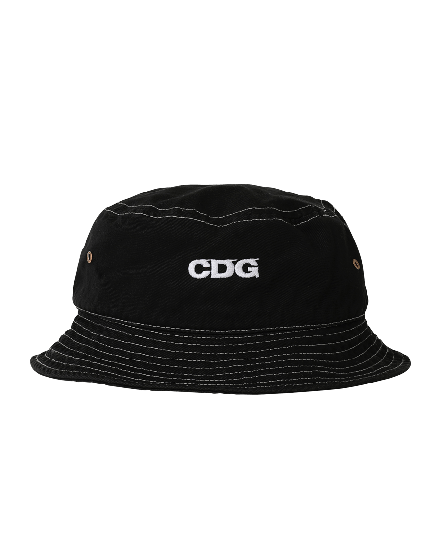 CDG BUCKET HAT - Black