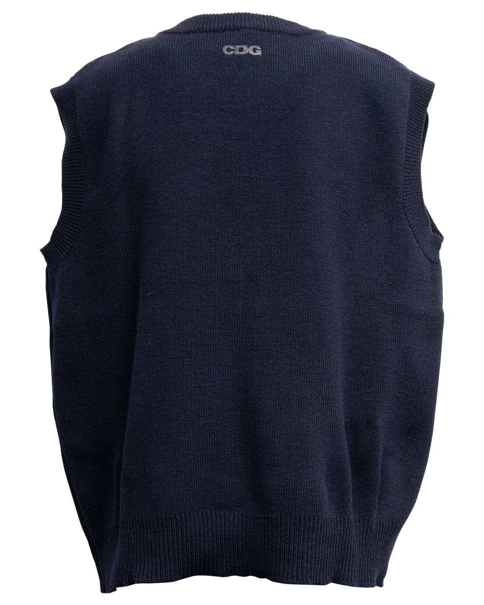CDG OVERSIZED PULLOVER VEST