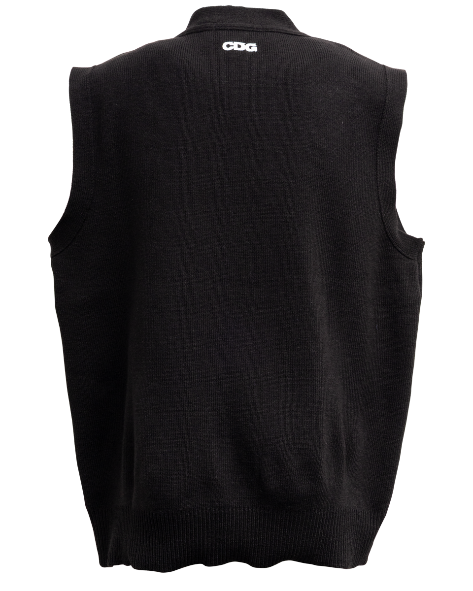CDG OVERSIZED CARDIGAN VEST