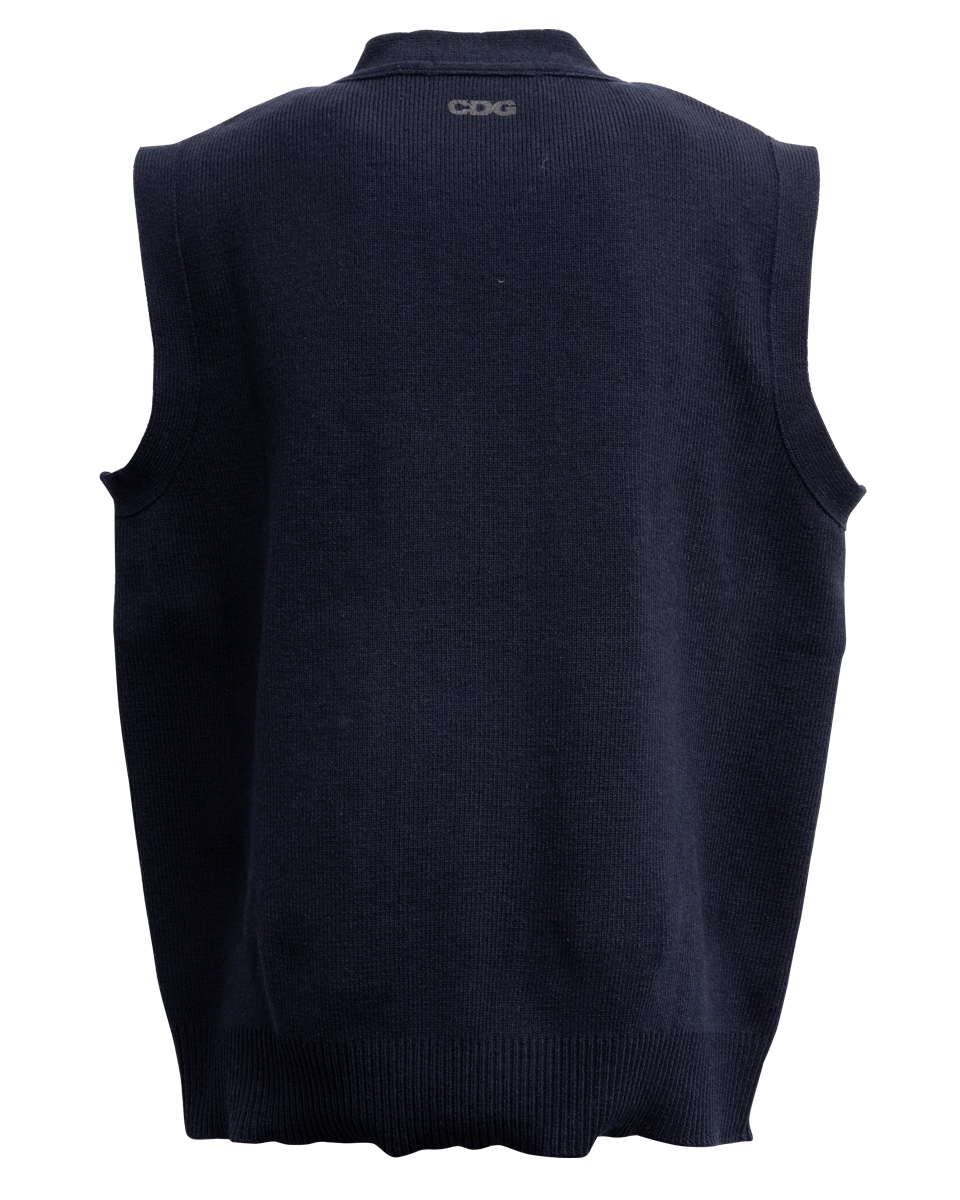 CDG OVERSIZED CARDIGAN VEST