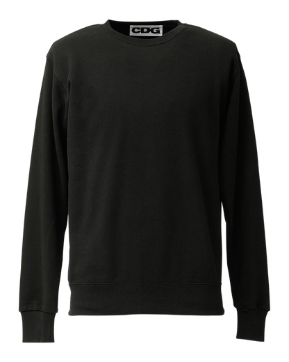 COMME des GARÇONS Automne-Hiver'84-'85 CREW NECK SWEATSHIRT - Black