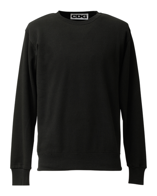 COMME des GARÇONS Automne-Hiver'84-'85 CREW NECK SWEATSHIRT - Black