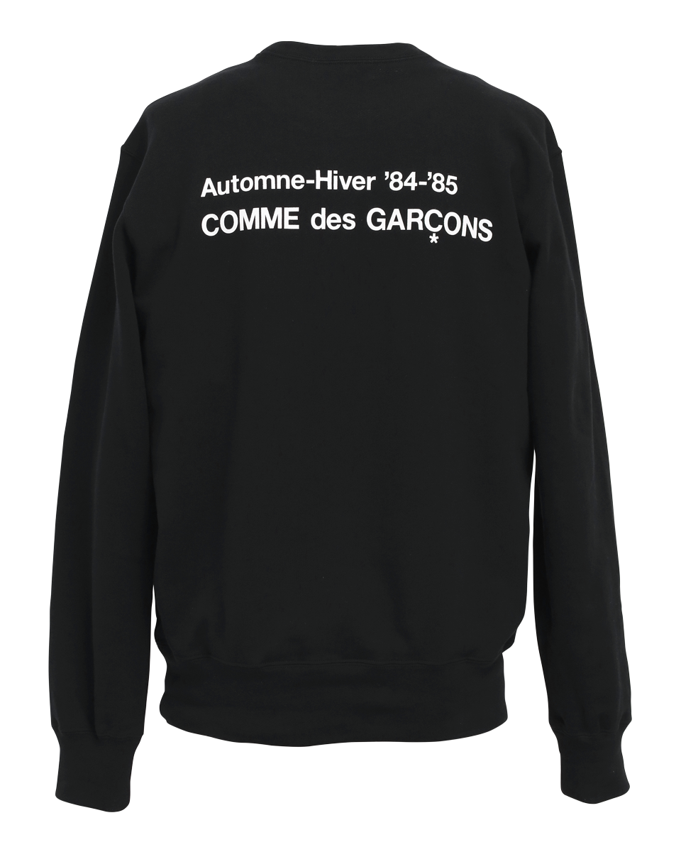 COMME des GARÇONS Automne-Hiver'84-'85 CREW NECK SWEATSHIRT