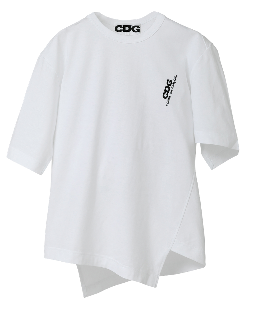 CDG BIAS DESIGNED T-SHIRT / CDG COMME des GARÇONS - White