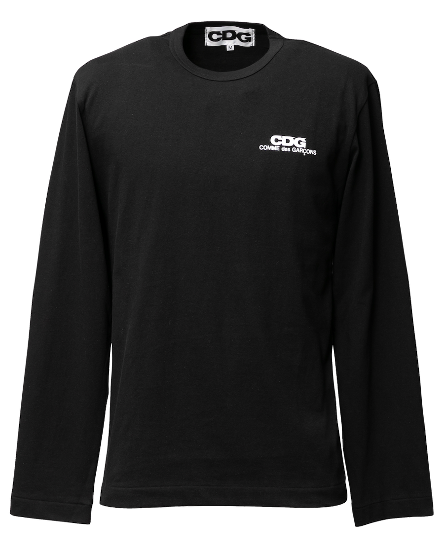 CDG CLASSIC LONG SLEEVED T-SHIRT4 / CDG COMME des GARÇONS SMALL LOGO - Black