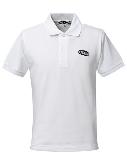 CDG POLO SHIRT / EMBLEM - White
