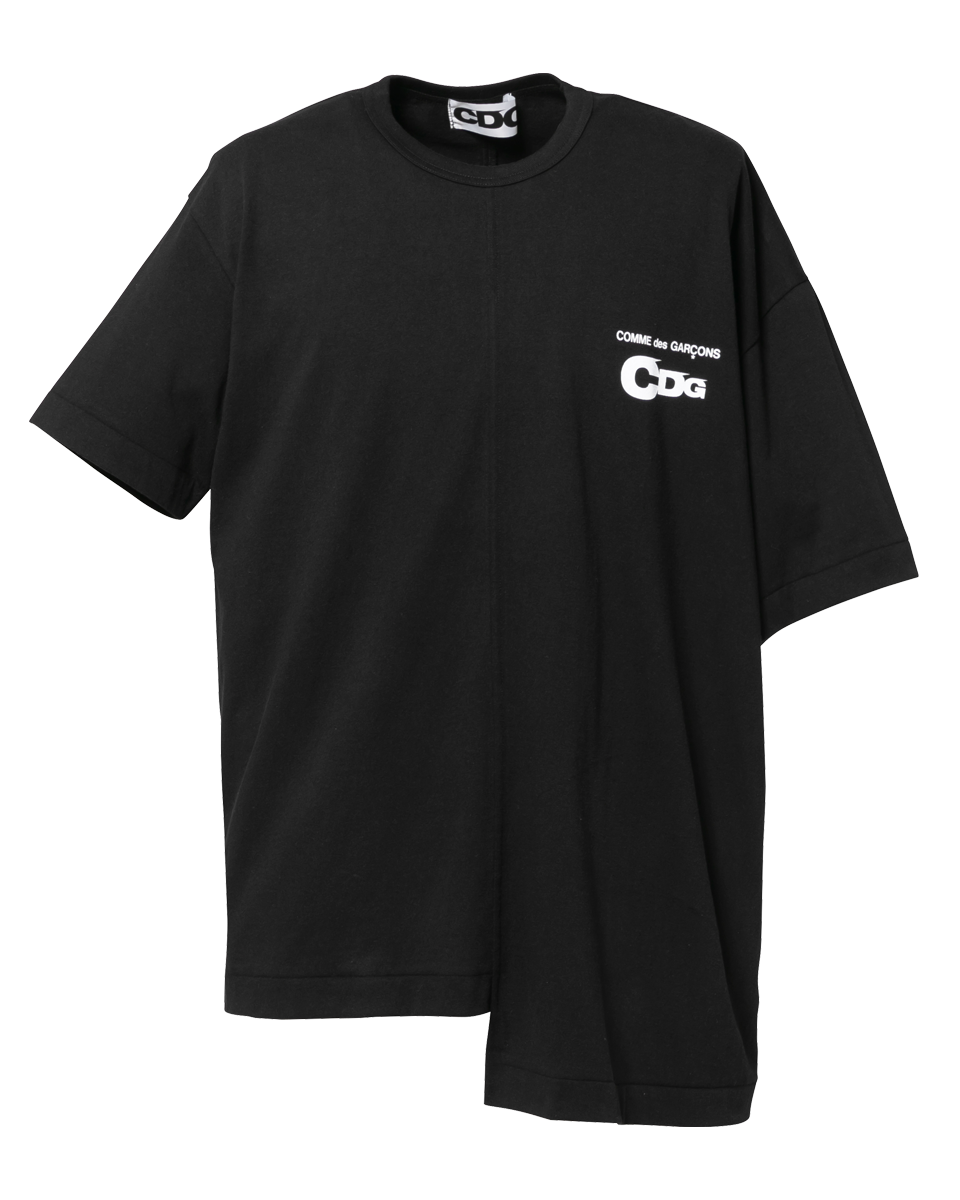 CDG DOCKING T-SHIRT / HALF OVERSIZED - Black