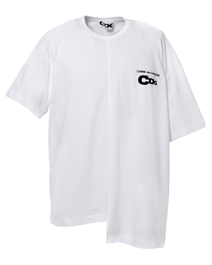 CDG DOCKING T-SHIRT / HALF OVERSIZED - White