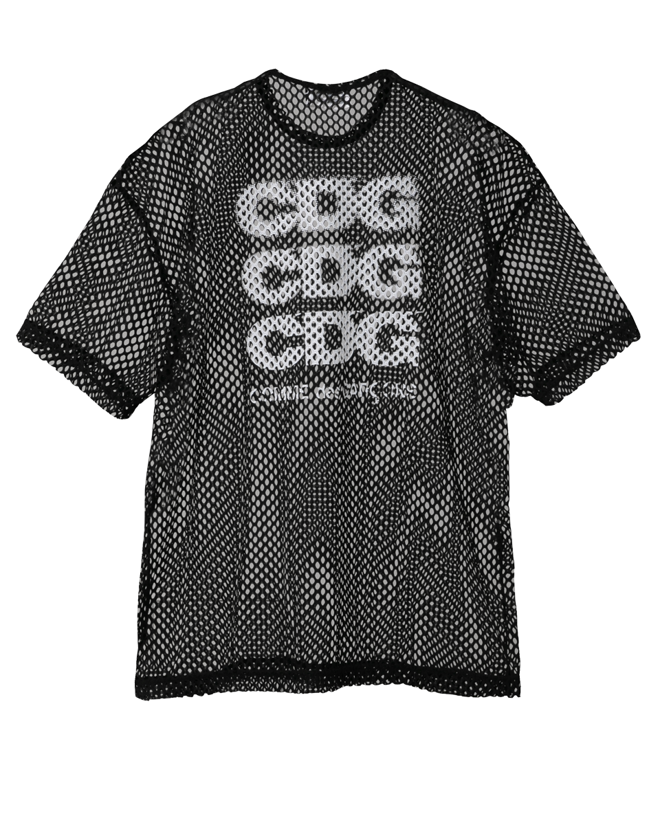 CDG OVERSIZED MESH T-SHIRT