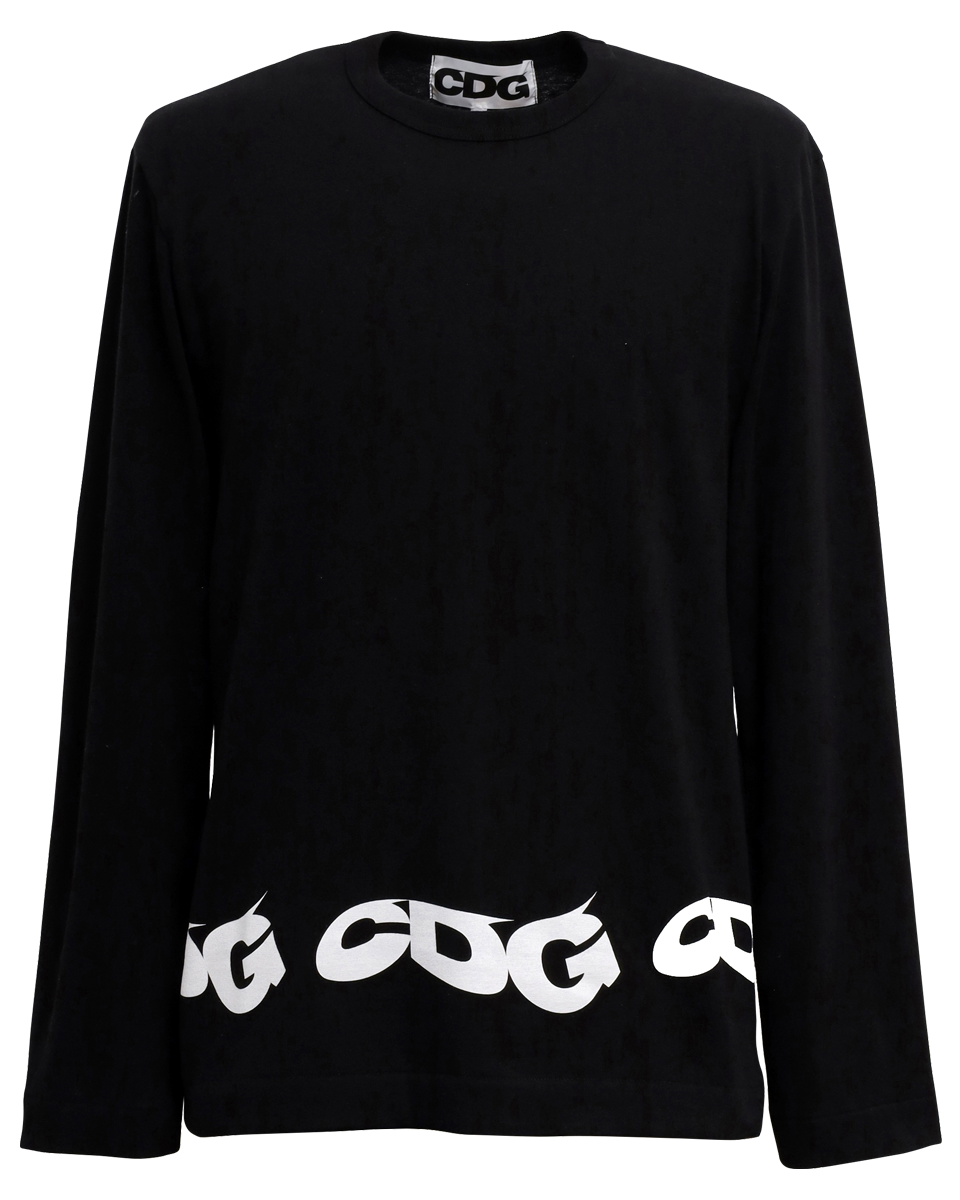 CDG CLASSIC LONG SLEEVED T-SHIRT5 / CDG COMME des GARÇONS - Black