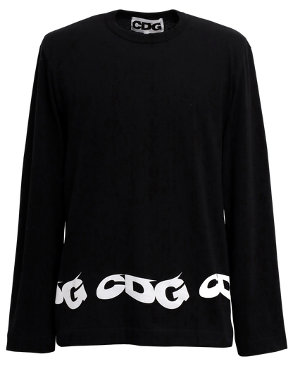 CDG CLASSIC LONG SLEEVED T-SHIRT5 / CDG COMME des GARÇONS - Black