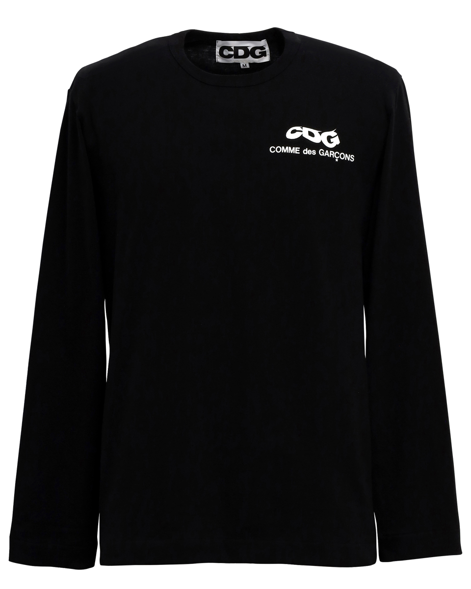 CDG CLASSIC LONG SLEEVED T-SHIRT6 / CDG COMME des GARÇONS SMALL LOGO - Black