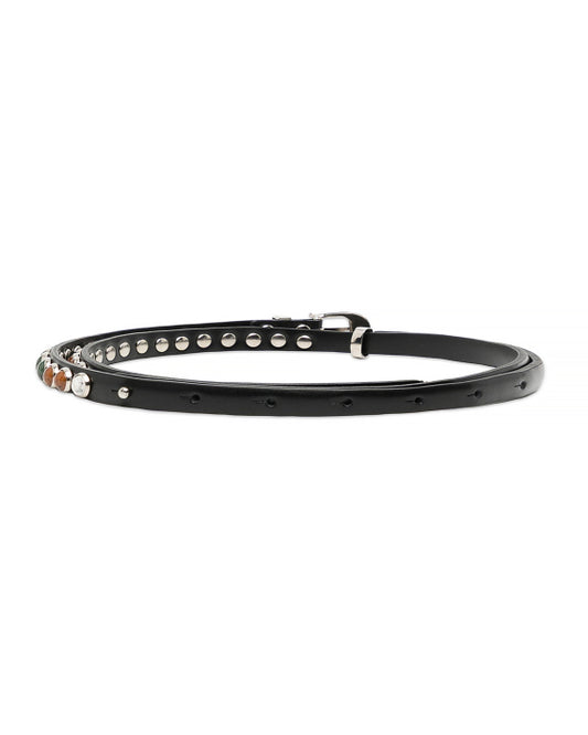 Toga Too Embellished Stone Leather Belt
