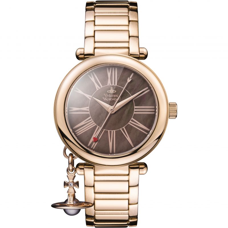 Vivienne Westwood Mother Orb Watch (VV006PBRRS) - MOODY ORANGES