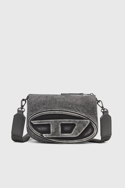 DIESEL 1DR Camera - 灰黑水洗牛仔布 - 產品正面圖