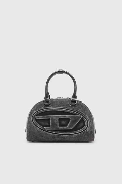DIESEL 1DR Dome Top Handle - 灰黑水洗牛仔布 - 產品正面圖