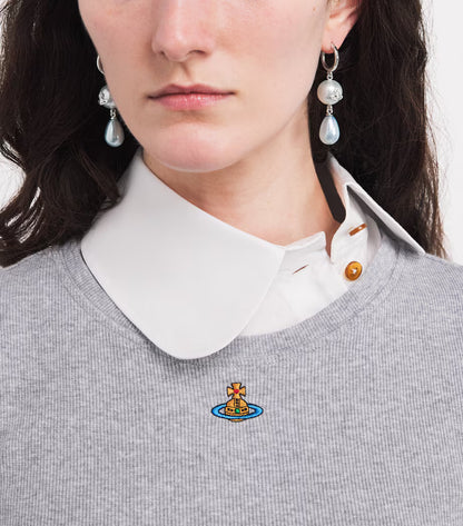 Vivienne Westwood Faux Pearl Martha Drop Earrings - MOODY ORANGES
