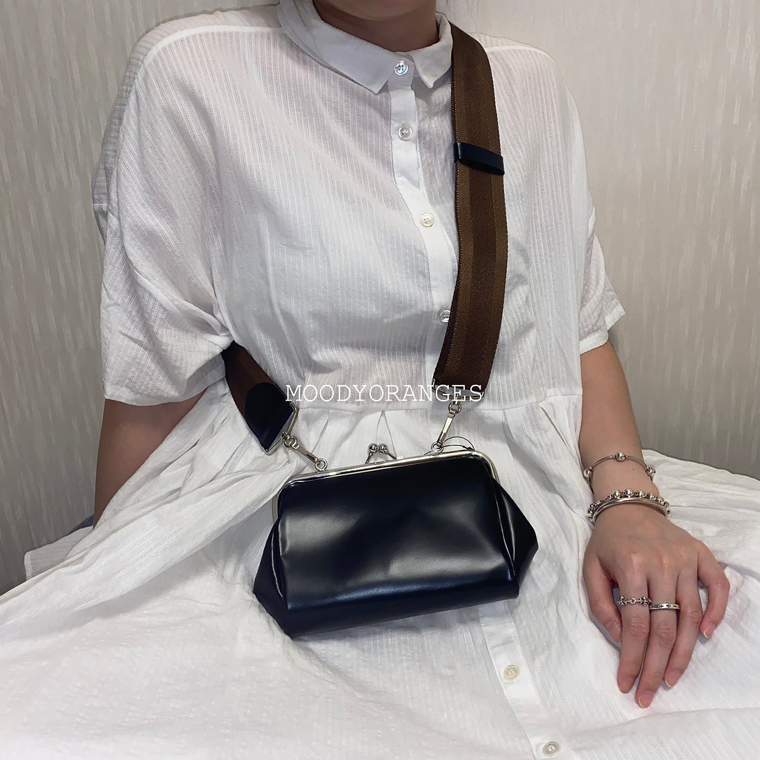 COMME des GARÇONS Aoyama Seatbelt Bag M Size MOODY ORANGES