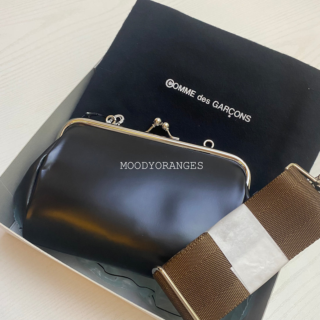 COMME des GARÇONS Seatbelt Bag M Size - MOODY ORANGES