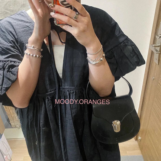 COMME des GARÇONS Locket Clutch Bag - MOODY ORANGES