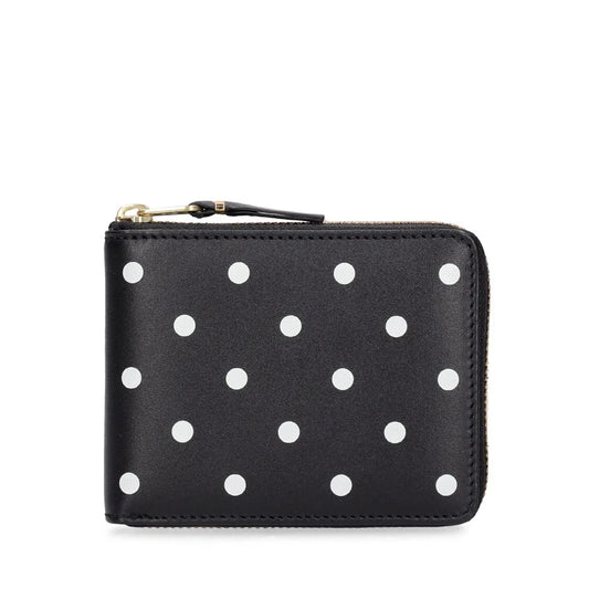 Comme des Garçons Wallet Dot print leather line wallet - MOODY ORANGES