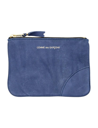 Comme des Garçons Wallet Blue Washed zip wallet