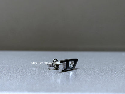 Diesel Stainless Steel Stud Earring