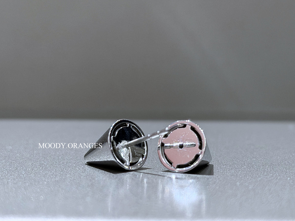 Diesel Cone Brass Stud Earrings