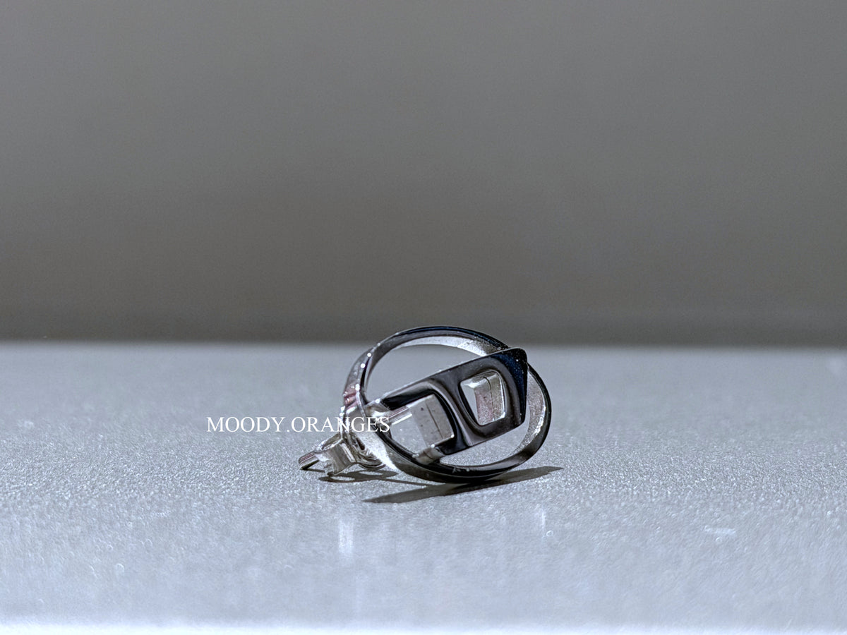 Diesel Stainless Steel Stud Earring
